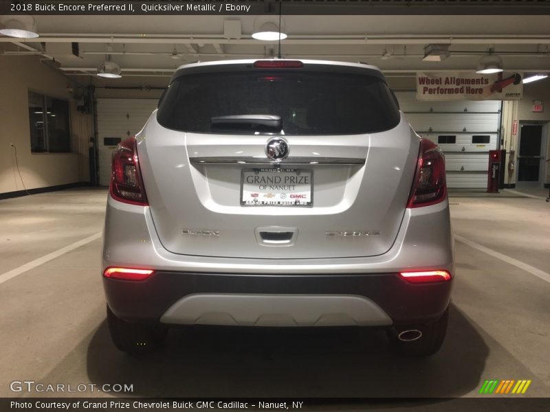 Quicksilver Metallic / Ebony 2018 Buick Encore Preferred II