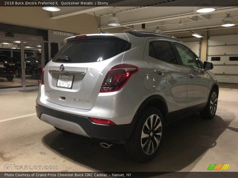 Quicksilver Metallic / Ebony 2018 Buick Encore Preferred II