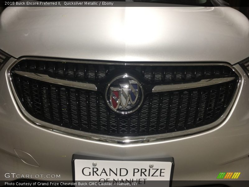 Quicksilver Metallic / Ebony 2018 Buick Encore Preferred II