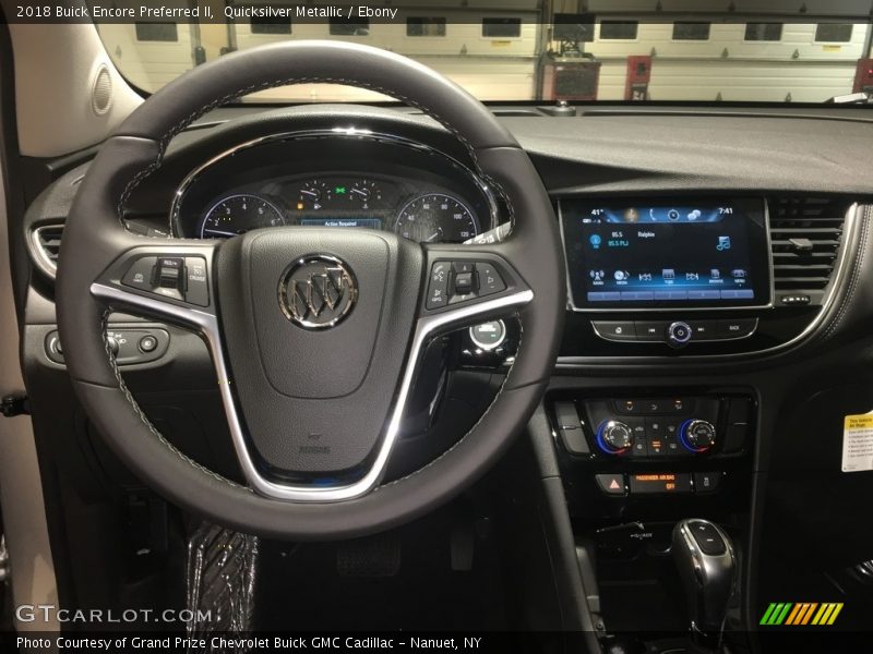 Quicksilver Metallic / Ebony 2018 Buick Encore Preferred II