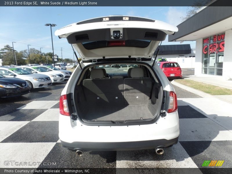 White Suede / Medium Light Stone 2013 Ford Edge SE