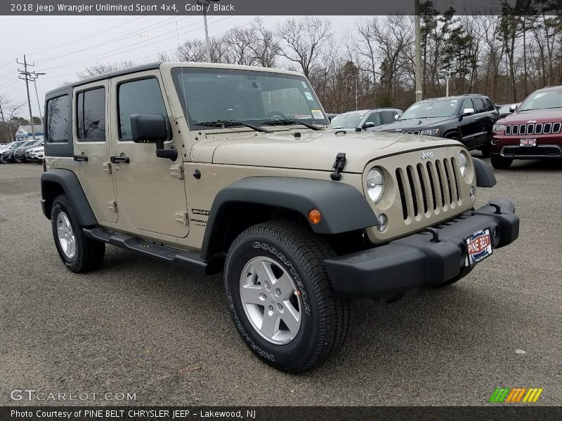 Gobi / Black 2018 Jeep Wrangler Unlimited Sport 4x4