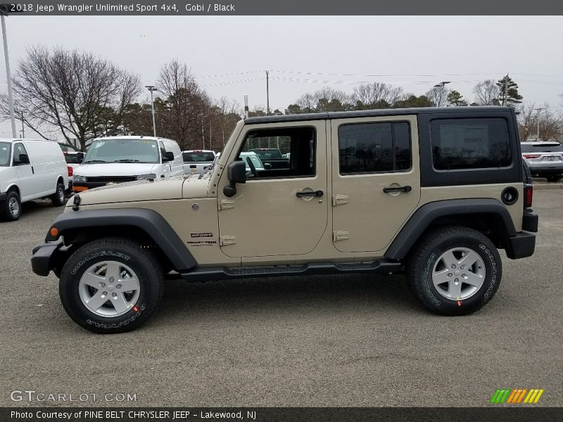 Gobi / Black 2018 Jeep Wrangler Unlimited Sport 4x4
