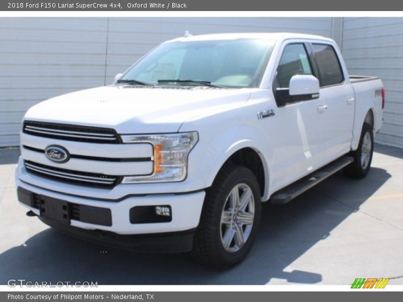 Oxford White / Black 2018 Ford F150 Lariat SuperCrew 4x4