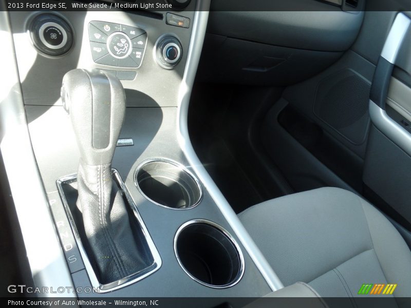 White Suede / Medium Light Stone 2013 Ford Edge SE