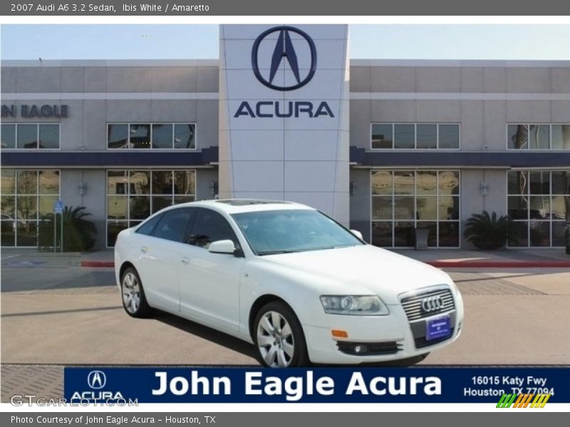 Ibis White / Amaretto 2007 Audi A6 3.2 Sedan