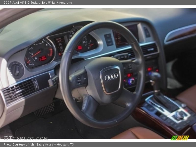 Ibis White / Amaretto 2007 Audi A6 3.2 Sedan