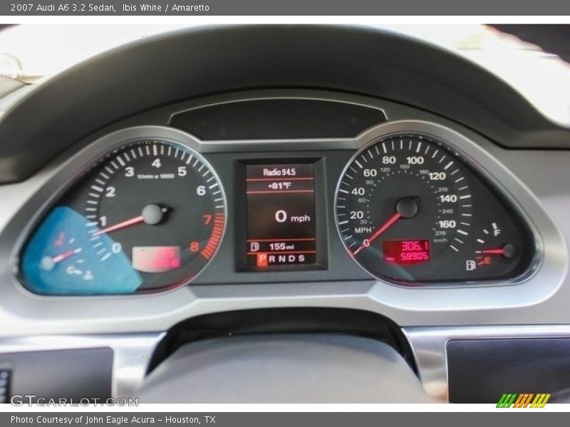 Ibis White / Amaretto 2007 Audi A6 3.2 Sedan