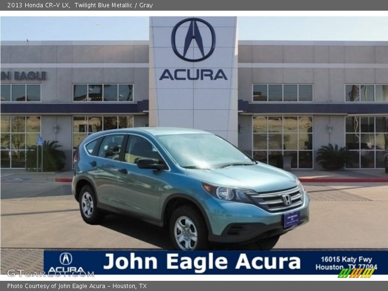 Twilight Blue Metallic / Gray 2013 Honda CR-V LX