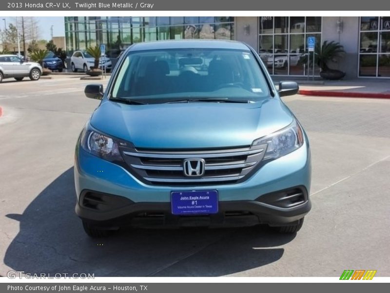 Twilight Blue Metallic / Gray 2013 Honda CR-V LX
