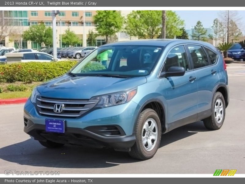 Twilight Blue Metallic / Gray 2013 Honda CR-V LX