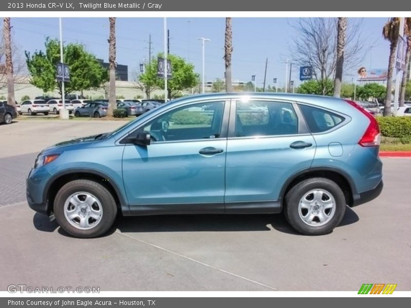 Twilight Blue Metallic / Gray 2013 Honda CR-V LX