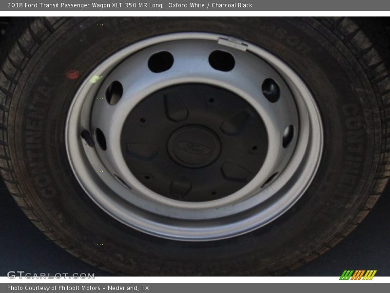 Oxford White / Charcoal Black 2018 Ford Transit Passenger Wagon XLT 350 MR Long