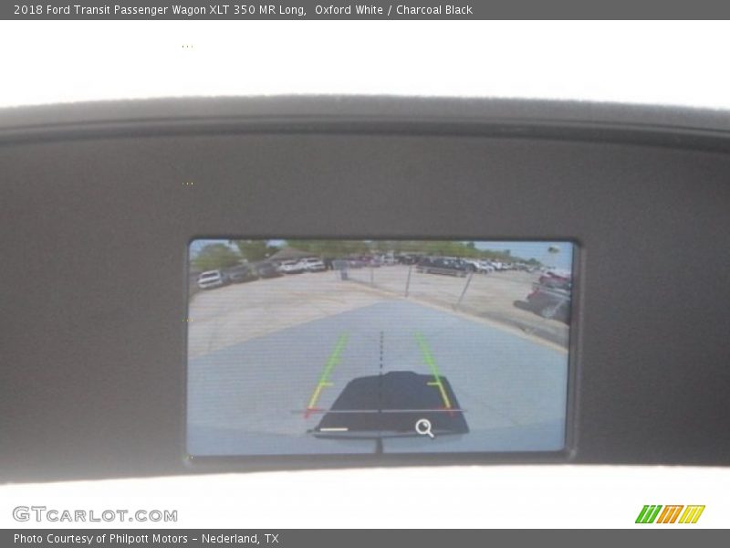 Oxford White / Charcoal Black 2018 Ford Transit Passenger Wagon XLT 350 MR Long