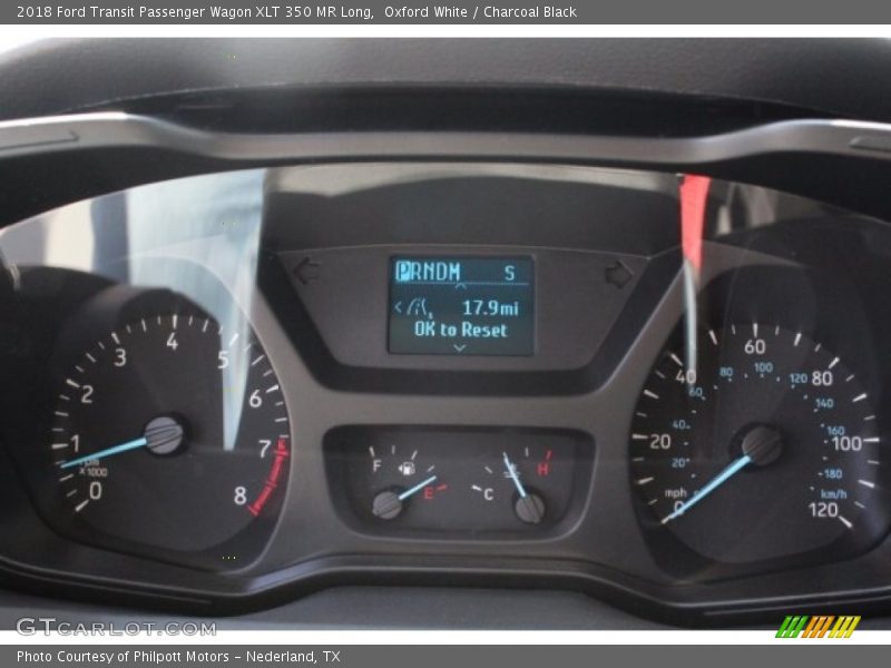 Oxford White / Charcoal Black 2018 Ford Transit Passenger Wagon XLT 350 MR Long