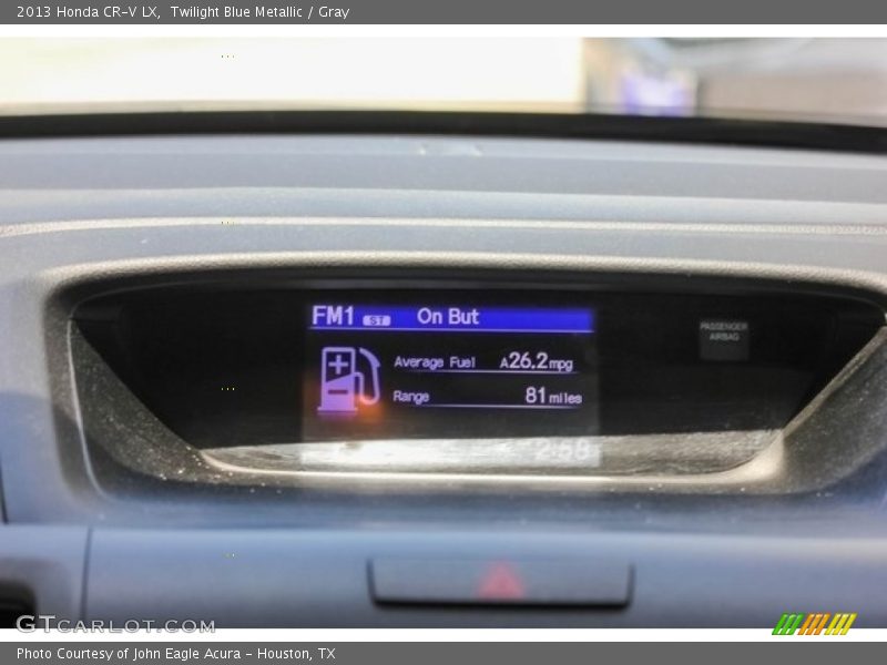 Twilight Blue Metallic / Gray 2013 Honda CR-V LX