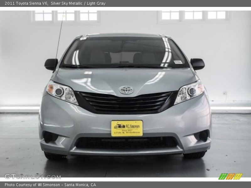 Silver Sky Metallic / Light Gray 2011 Toyota Sienna V6