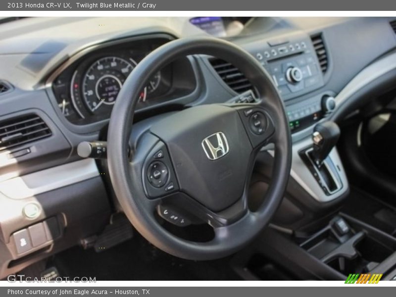 Twilight Blue Metallic / Gray 2013 Honda CR-V LX