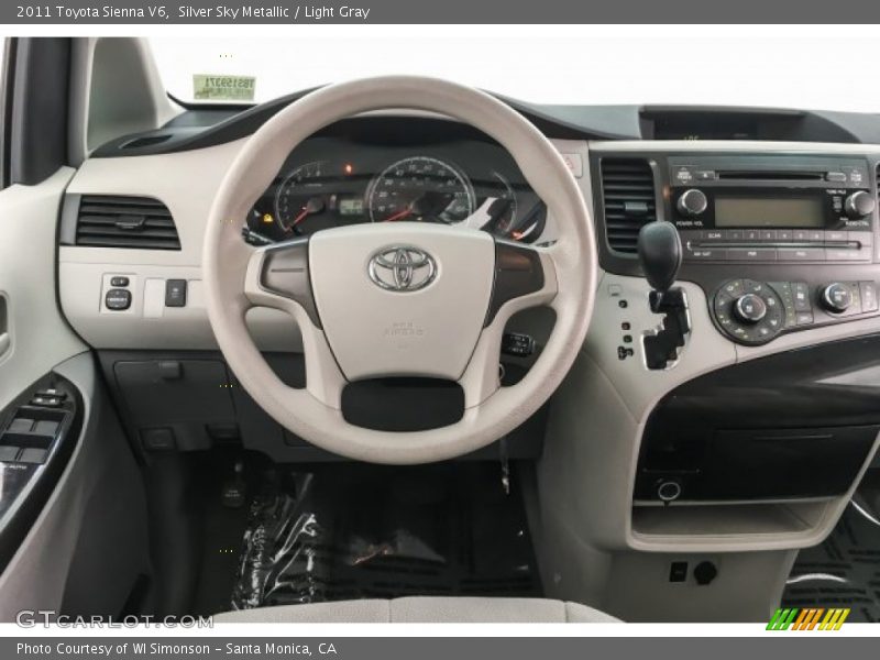 Silver Sky Metallic / Light Gray 2011 Toyota Sienna V6
