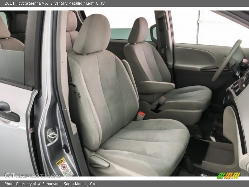 Silver Sky Metallic / Light Gray 2011 Toyota Sienna V6