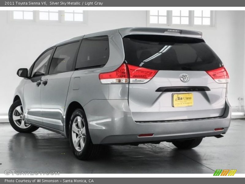 Silver Sky Metallic / Light Gray 2011 Toyota Sienna V6