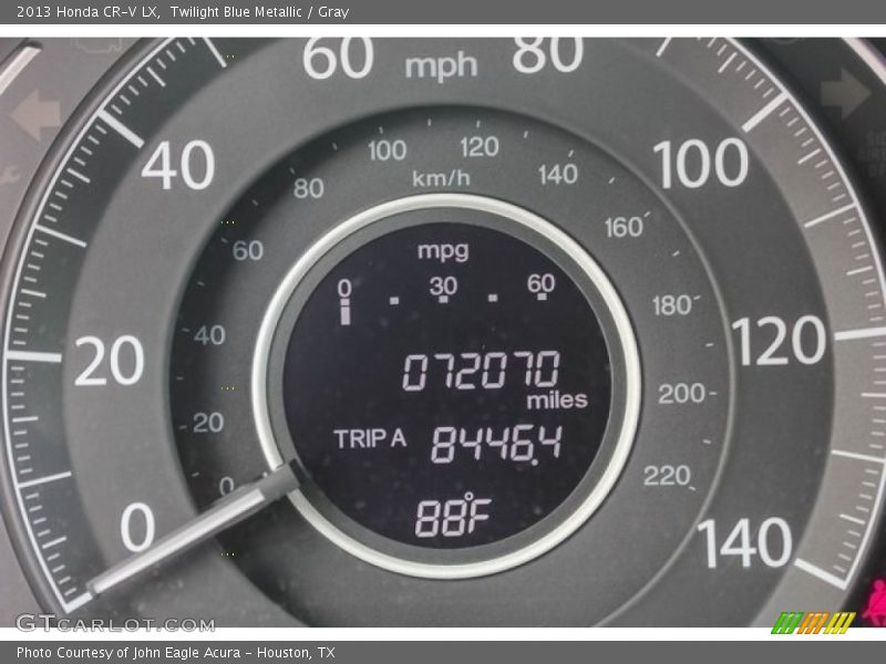Twilight Blue Metallic / Gray 2013 Honda CR-V LX