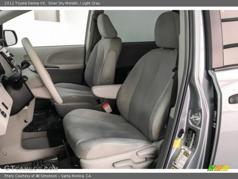 Silver Sky Metallic / Light Gray 2011 Toyota Sienna V6