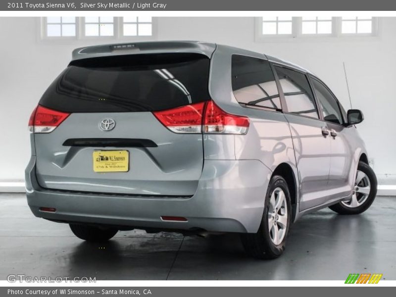 Silver Sky Metallic / Light Gray 2011 Toyota Sienna V6