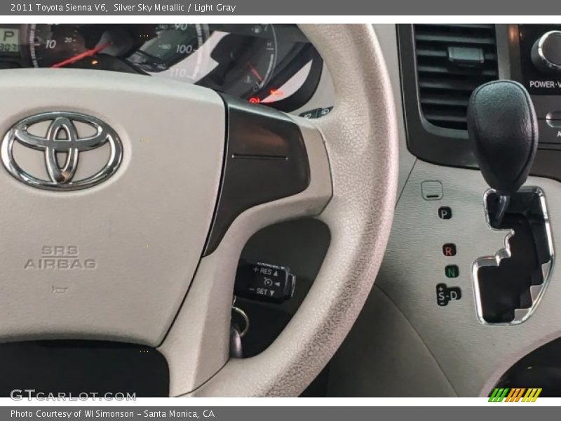 Silver Sky Metallic / Light Gray 2011 Toyota Sienna V6