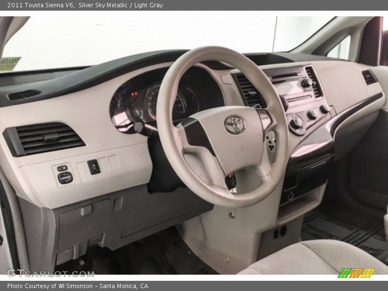 Silver Sky Metallic / Light Gray 2011 Toyota Sienna V6