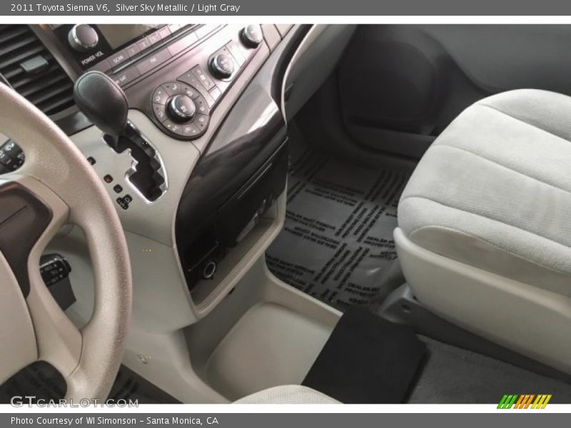 Silver Sky Metallic / Light Gray 2011 Toyota Sienna V6