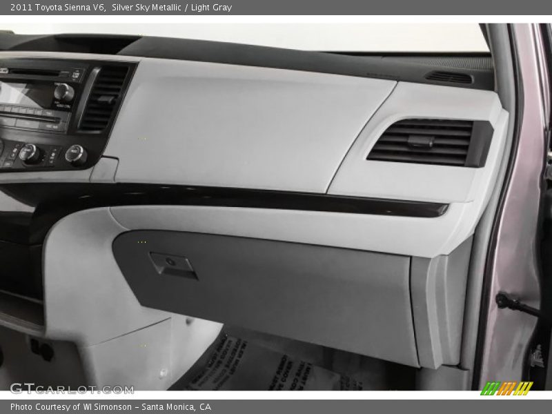 Silver Sky Metallic / Light Gray 2011 Toyota Sienna V6