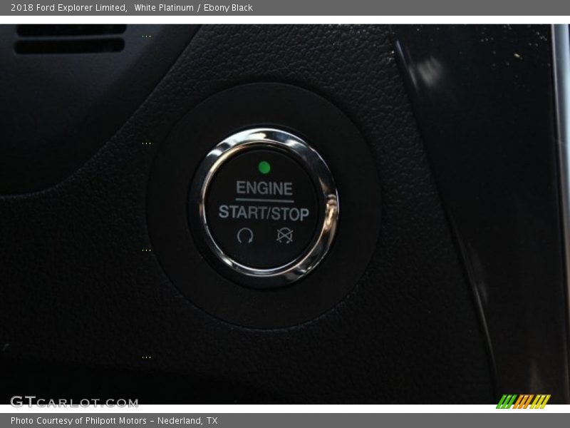White Platinum / Ebony Black 2018 Ford Explorer Limited