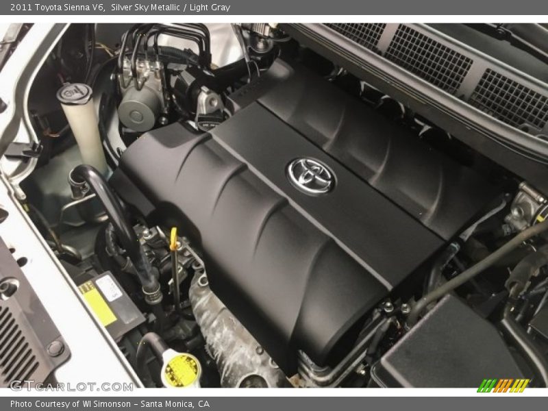 Silver Sky Metallic / Light Gray 2011 Toyota Sienna V6