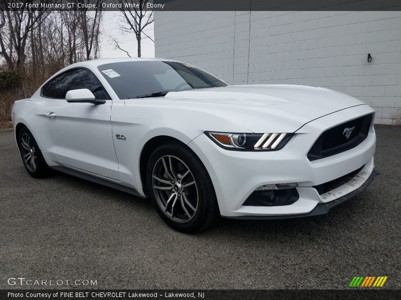 Oxford White / Ebony 2017 Ford Mustang GT Coupe