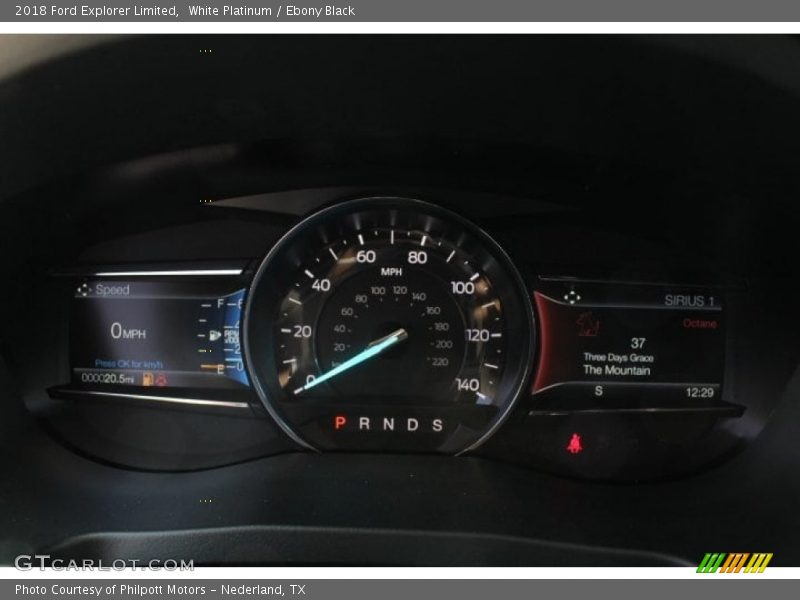 White Platinum / Ebony Black 2018 Ford Explorer Limited