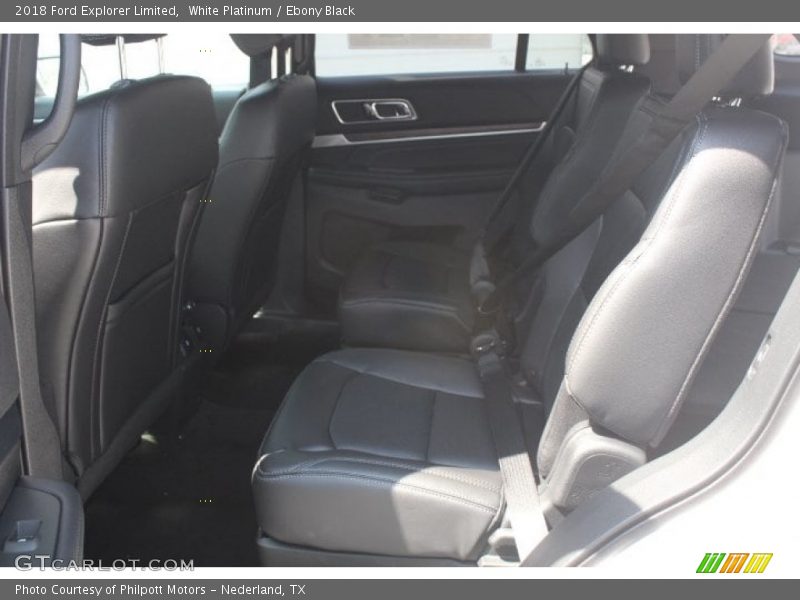 White Platinum / Ebony Black 2018 Ford Explorer Limited