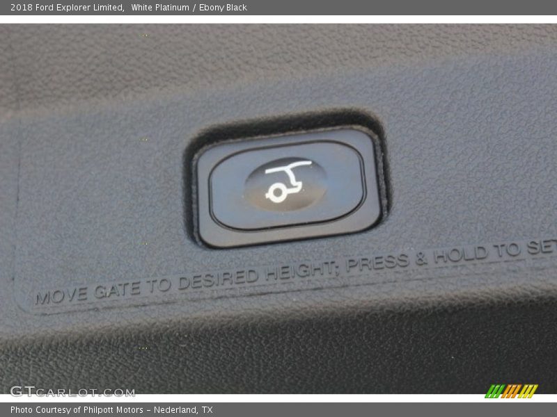 White Platinum / Ebony Black 2018 Ford Explorer Limited