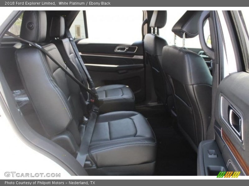 White Platinum / Ebony Black 2018 Ford Explorer Limited