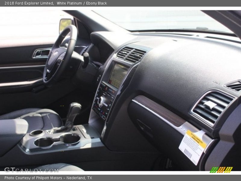 White Platinum / Ebony Black 2018 Ford Explorer Limited