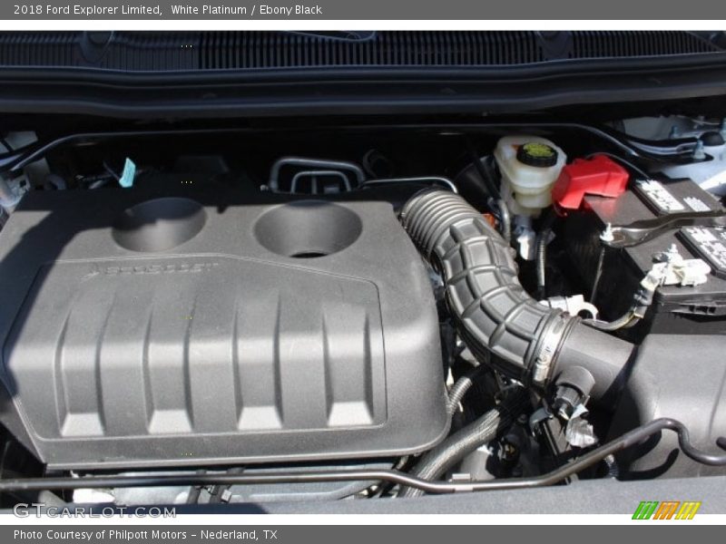 White Platinum / Ebony Black 2018 Ford Explorer Limited