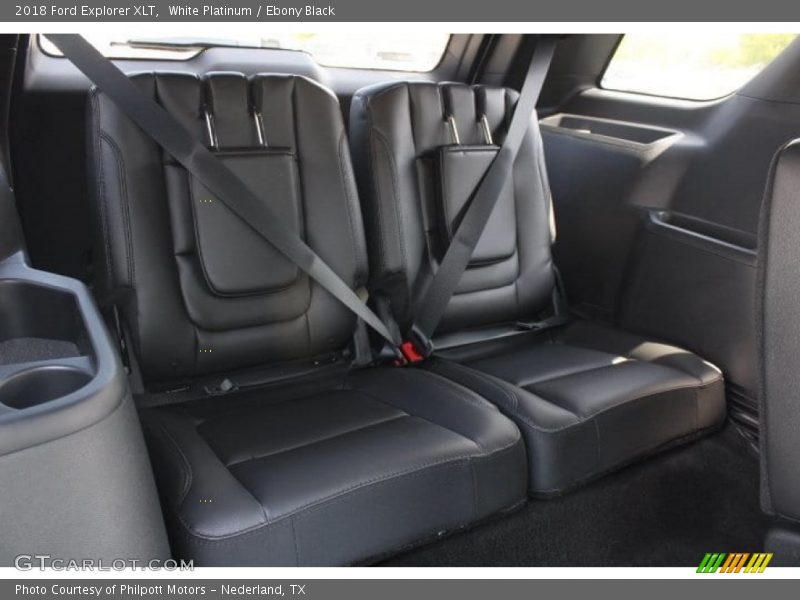 White Platinum / Ebony Black 2018 Ford Explorer XLT