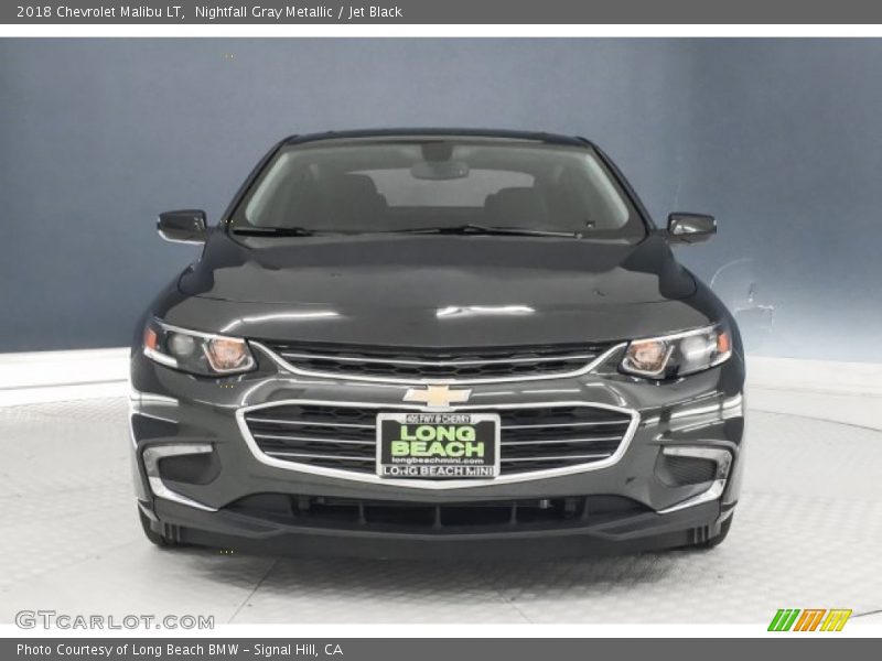Nightfall Gray Metallic / Jet Black 2018 Chevrolet Malibu LT