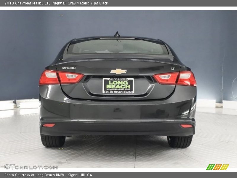 Nightfall Gray Metallic / Jet Black 2018 Chevrolet Malibu LT
