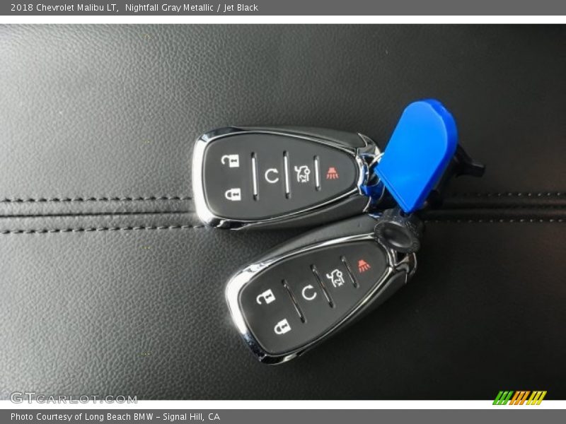 Nightfall Gray Metallic / Jet Black 2018 Chevrolet Malibu LT