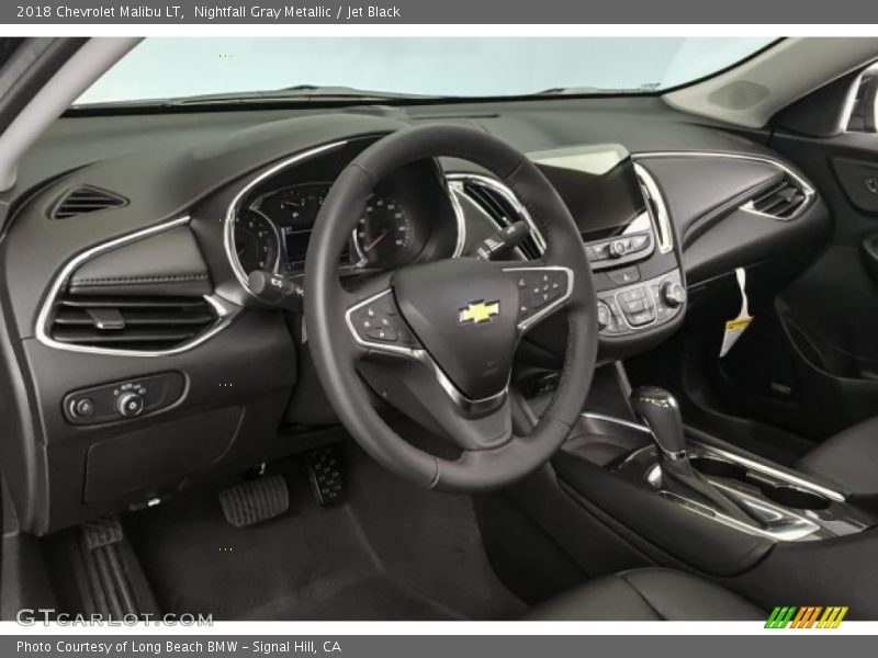 Nightfall Gray Metallic / Jet Black 2018 Chevrolet Malibu LT