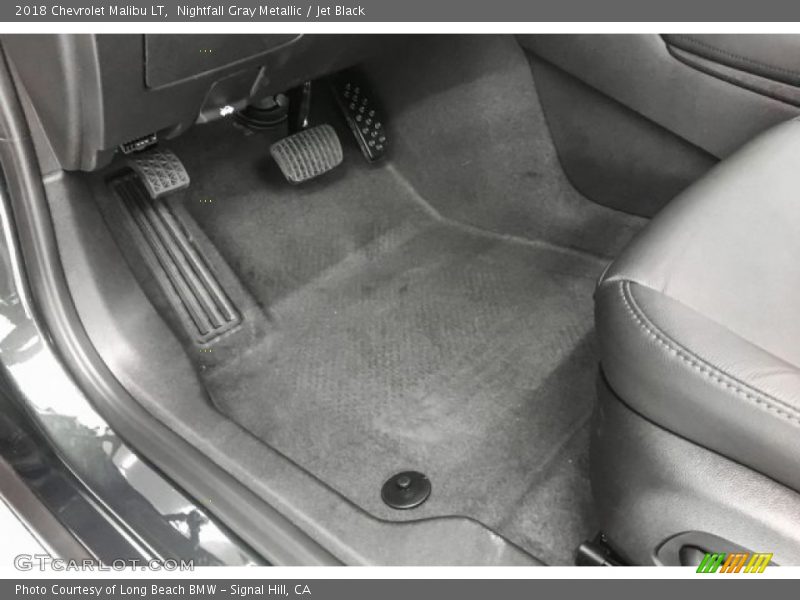 Nightfall Gray Metallic / Jet Black 2018 Chevrolet Malibu LT