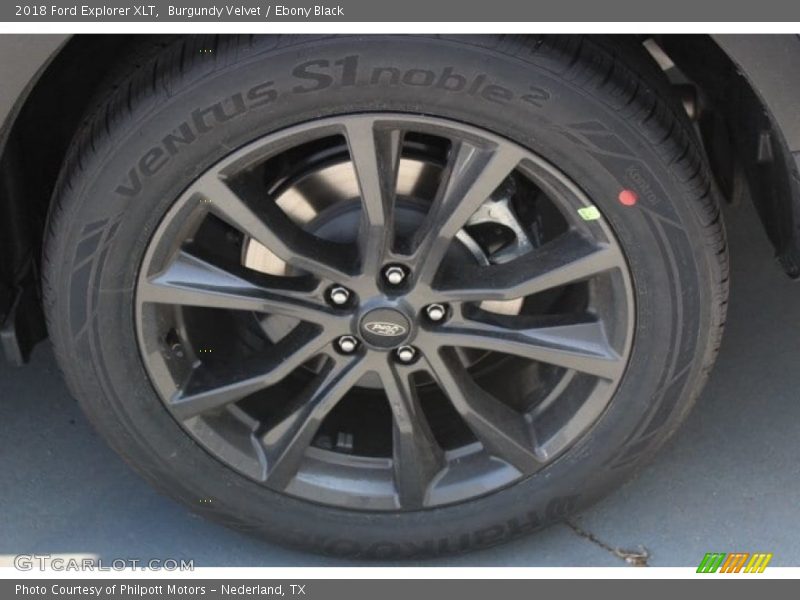 Burgundy Velvet / Ebony Black 2018 Ford Explorer XLT