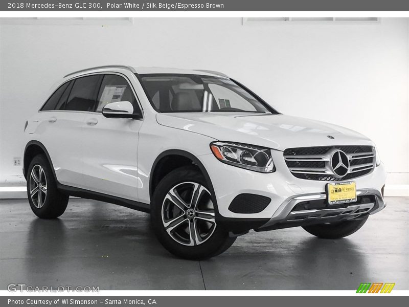 Polar White / Silk Beige/Espresso Brown 2018 Mercedes-Benz GLC 300