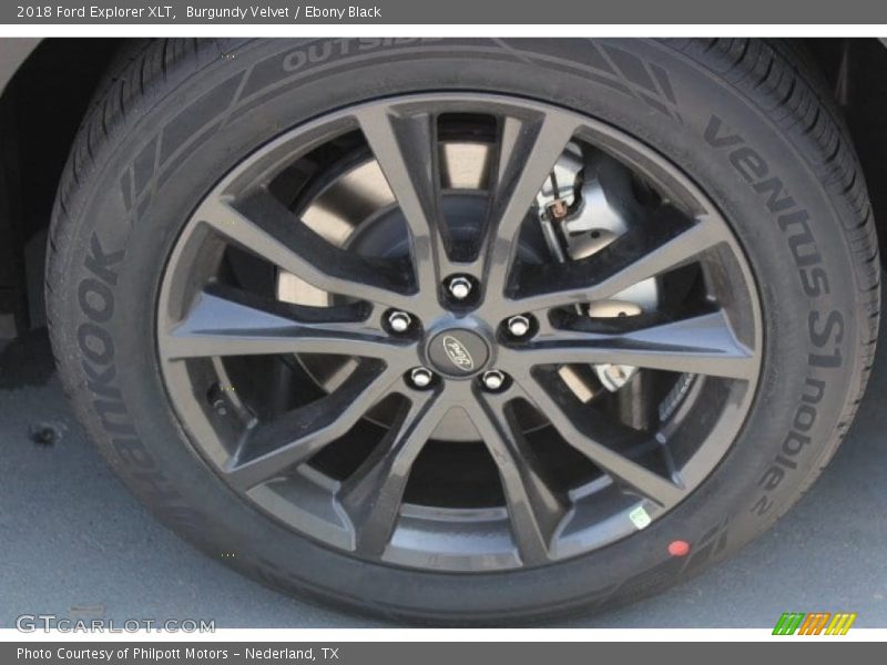Burgundy Velvet / Ebony Black 2018 Ford Explorer XLT